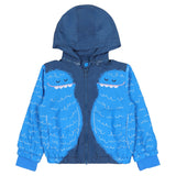 Stella McCartney Blue Jacket Hooded Monster Graphic Print