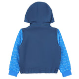 Stella McCartney Blue Jacket Hooded Monster Graphic Print