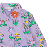 Stella McCartney Lilac Jacket Denim Multi Flower Printed