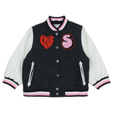 Stella McCartney Black Jacket With Brand Name Patch