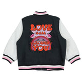 Stella McCartney Black Jacket With Brand Name Patch