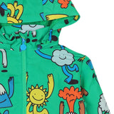 Stella McCartney Multi Jacket Hooded With Multi Printed