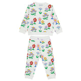 Stella McCartney White Tracksuit With Multi Flower Printed