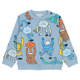 Stella McCartney Blue Tracksuit With Earth Friends Printed