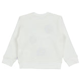 Stella McCartney White Sweatshirt Brand Name Flower Print