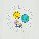 Stella McCartney White Sweatshirt With Brand Name Print