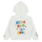 Stella McCartney White Jacket Hooded With Flower Print