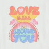 Stella McCartney White Sweatshirt With Love You All Print