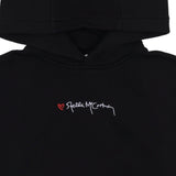 Stella McCartney Black Sweatshirt Hooded Brand Name Emb