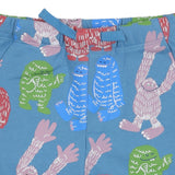 Stella McCartney Blue Joggers With Multi Monster Printed