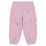 Stella McCartney Lilac Joggers With Brand Name Emb