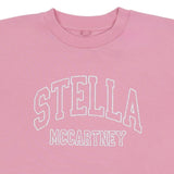 Stella McCartney Pink T-Shirt With Brand Name Print