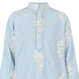 Rang Blue Lotus Kurta Koti Set