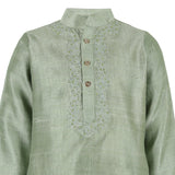 Rang Green Minimal Dhoti Kurta Set