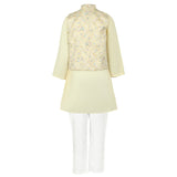 Rang Yellow Orchard Koti Kurta Set