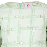 Stella Rossa Green Plaid & Bow Dress