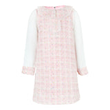 Stella Rossa Baby Pink Tweed Dress