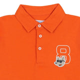 Mayoral Orange Polo T-Shirt With Animal Face