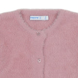 Mayoral Pink Cardigan Crop With Furr