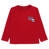 Mayoral Maroon T-Shirt With Race Track Print