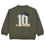 Mayoral Green Sweatshirt With 10 Number Print