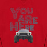 Mayoral Maroon Sweatshirt You Are Here Print