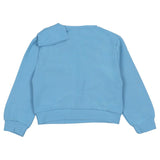 Mayoral Light Blue Sweatshirt Crop With Attach Bow