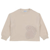 Mayoral Beige Sweatshirt Crop With Legging Animal