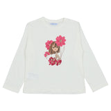 Mayoral White T-Shirt With 2 Leggings