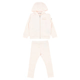 Moncler Pink Star Print Cotton Tracksuit Set