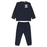 Moncler Navy teddy tracksuit