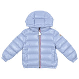 Moncler Blue New Aubert Hooded Down Jacket