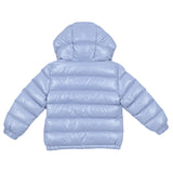 Moncler Blue New Aubert Hooded Down Jacket