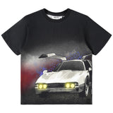 Molo Black Car Graphic T-Shirt