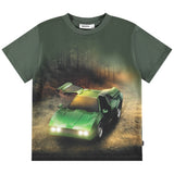 Molo Green Car Graphic T-Shirt