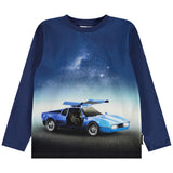 Molo Navy Galactic Gull-Wing Car T-Shirt