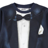 Molo Navy Tuxedo Print T-Shirt