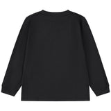 Molo Black T-Shirt with Skateboarding Cat