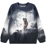 Molo Navy Wolf Sweatshirt