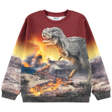 Molo Multicolor Dino Graphic Sweatshirt