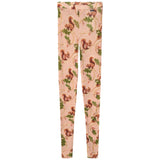 Molo Peach Squirrel Forest Print Leggings