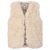 Molo Ivory Faux Fur Gilet