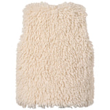 Molo Ivory Faux Fur Gilet
