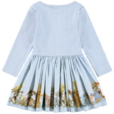 Molo Blue Teddy Print Dress