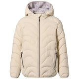 Molo Cream Puffer Hoodie Jacket