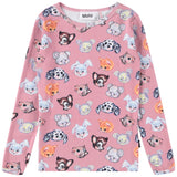 Molo Pink Animal Friends Print Nightsuit