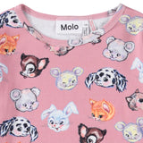 Molo Pink Animal Friends Print Nightsuit