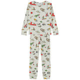 Molo Beige Spacy Nights Print Nightsuit