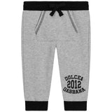Dolce & Gabbana Grey Varsity Logo Joggers