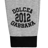 Dolce & Gabbana Grey Varsity Logo Joggers